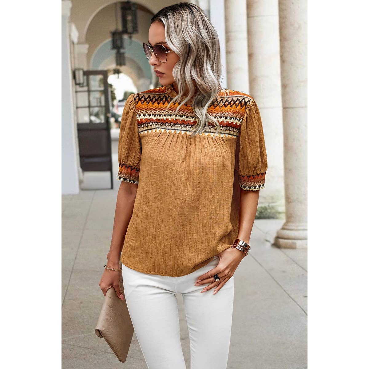 Fall Dream Puff Sleeves Top