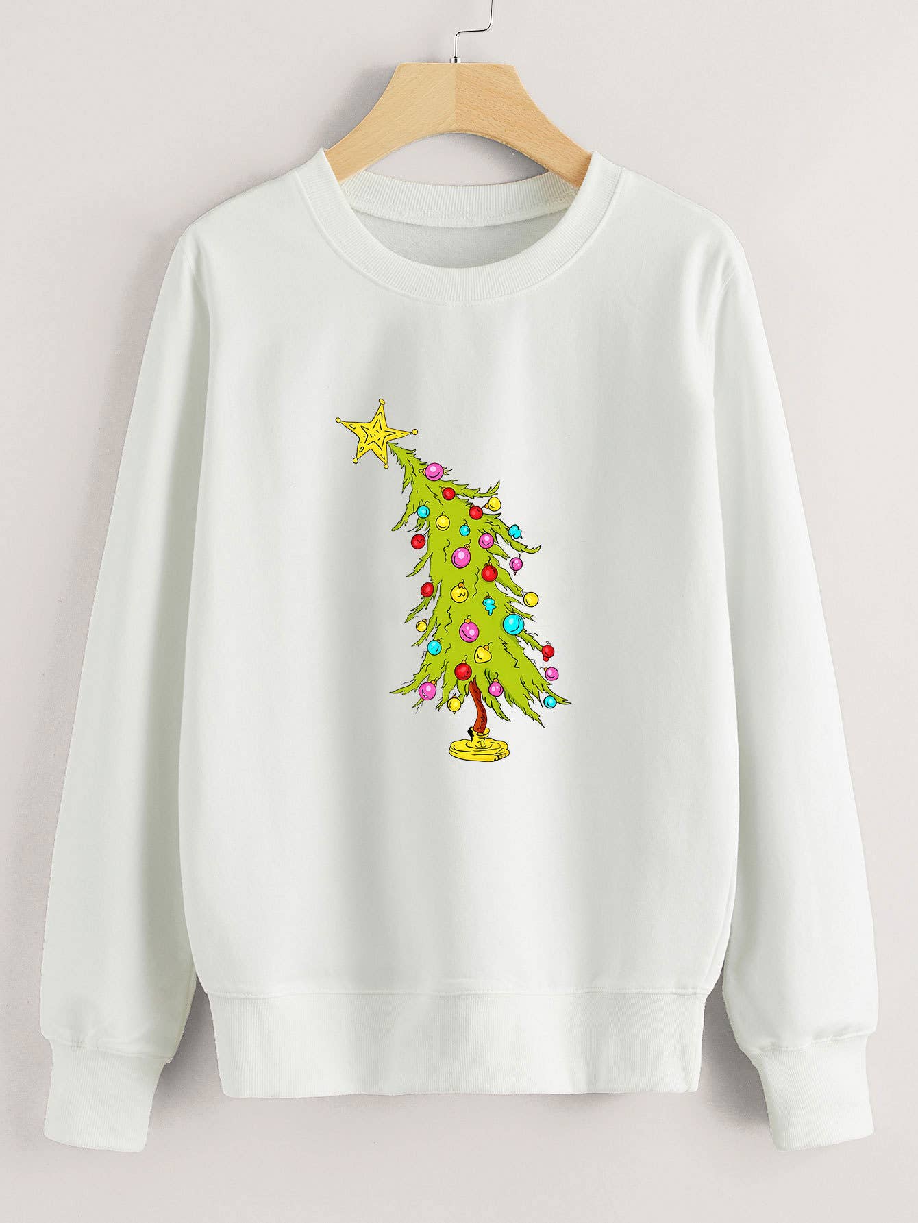 Whimsical Christmas Tree Pullover